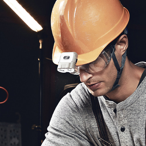 크레모아 모자랜턴 캡온 헤드랜턴 캡라이트 낚시 백패킹 자전거 등산 작업용 40B LED