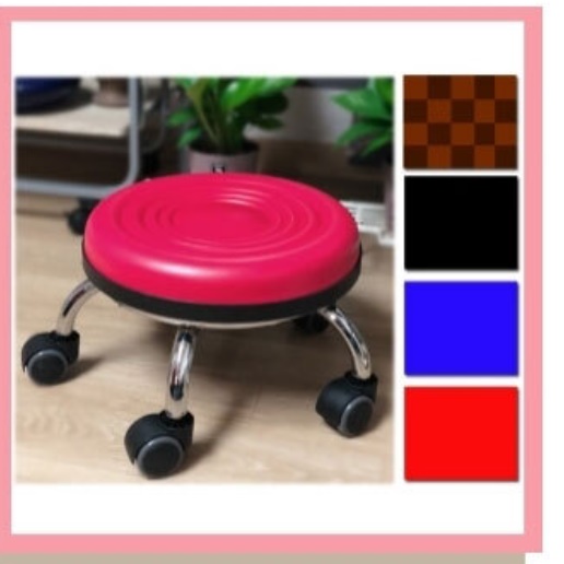 낮은의자 앉은뱅이의자 바퀴달린 의자 이동식 앉는 작업 앉은 쿠션 좌식 회전 안전뱅이