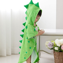 유아비치가운 아기 샤워 목욕 가운 샤워타올 키즈 후드 판초 기린