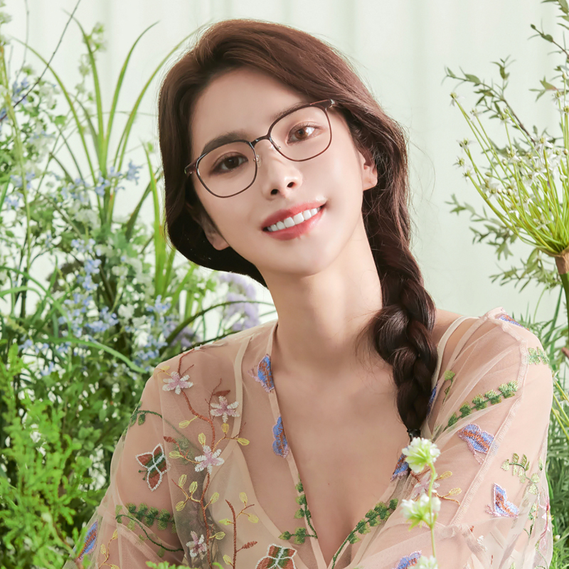 블루라이트 차단 안경테 투명 티타늄 7g 남자 여자 뿔테 안경