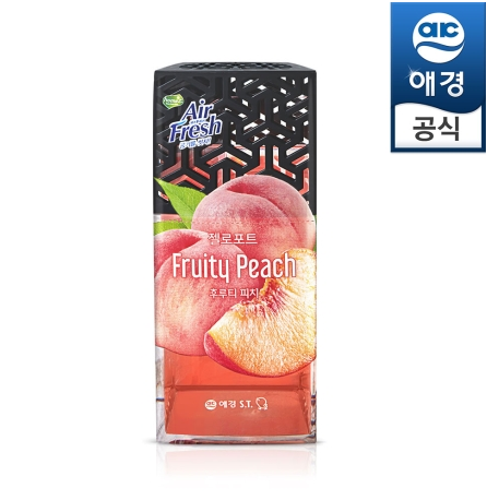 애경 홈즈 에어후레쉬 젤로포트 후루티 피치 120g - 메인 이미지