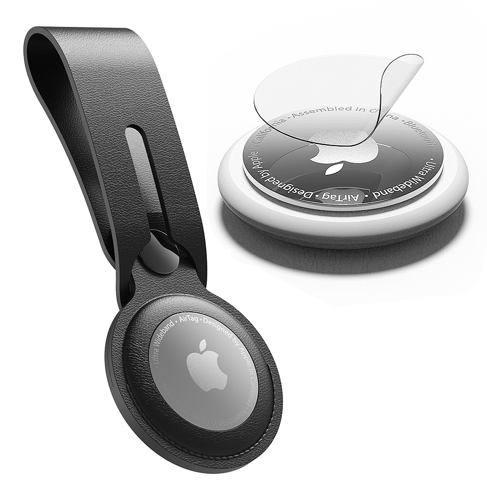 빅쏘 셀리누엘 에어태그 케이스 보호필름 가죽 키링 - 상세 이미지 5