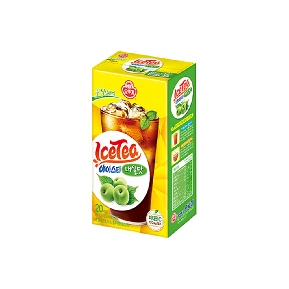 오뚜기 아이스티 매실맛 14g 20개 - 상품 이미지