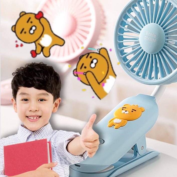 예쁜 어린이 유모차 선풍기 신생아 집게형 클립형 강아지 유모차 선풍기