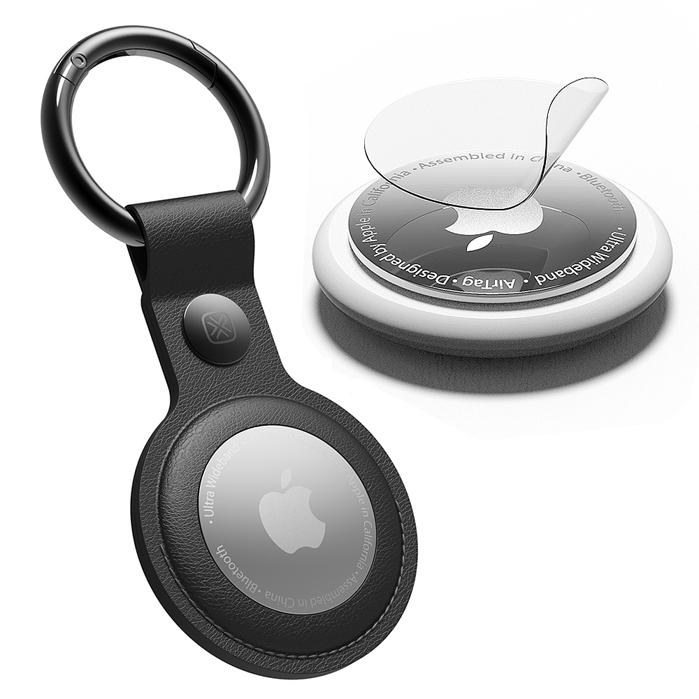 빅쏘 셀리누엘 에어태그 케이스 보호필름 가죽 키링