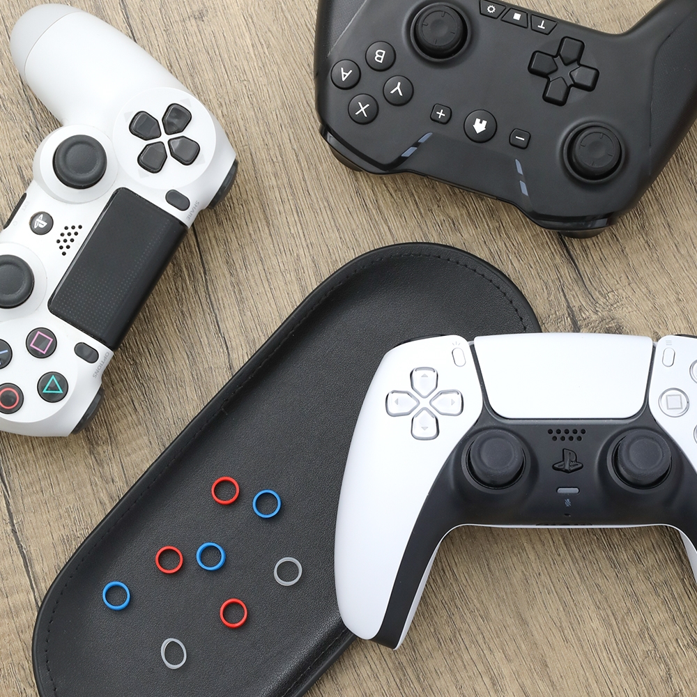 프로콘 갈림방지 보호 링 닌텐도 스위치 듀얼센스 컨트롤러 실리콘 투명4개입 ND-139 - 상세 이미지 4