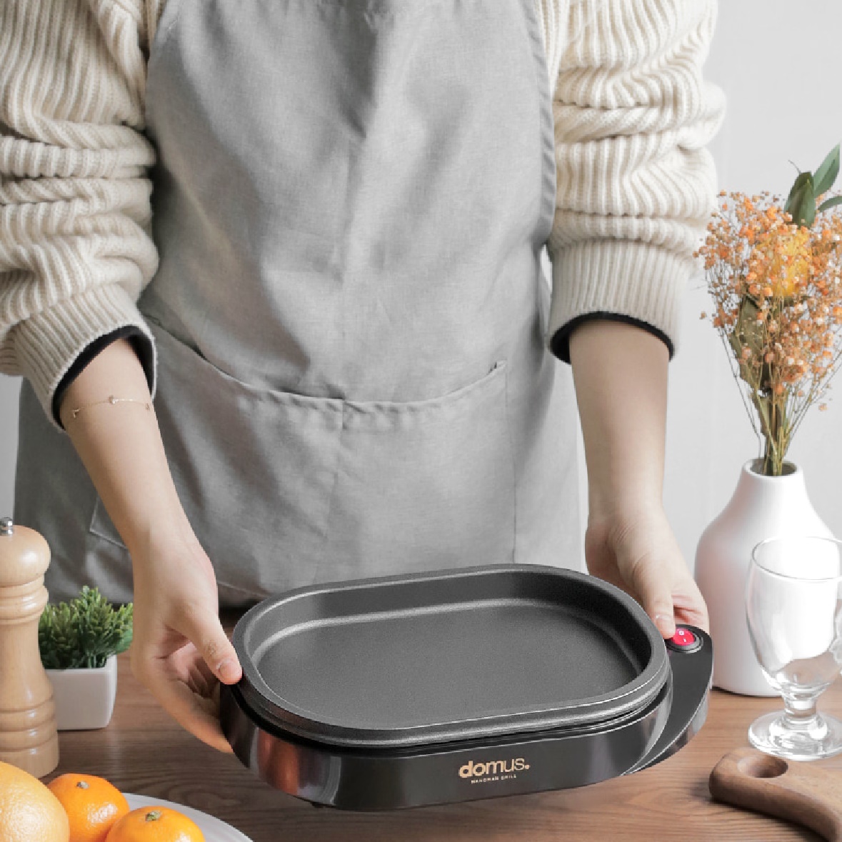 1인용 미니전기후리이팬 1인 미니전기그릴