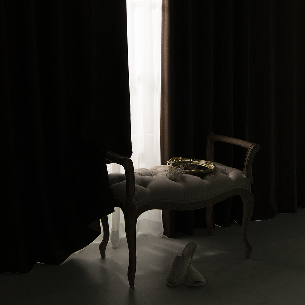 아라크네 프리미엄 린넨 암막커튼 거실 안방 맞춤 커튼 140x120