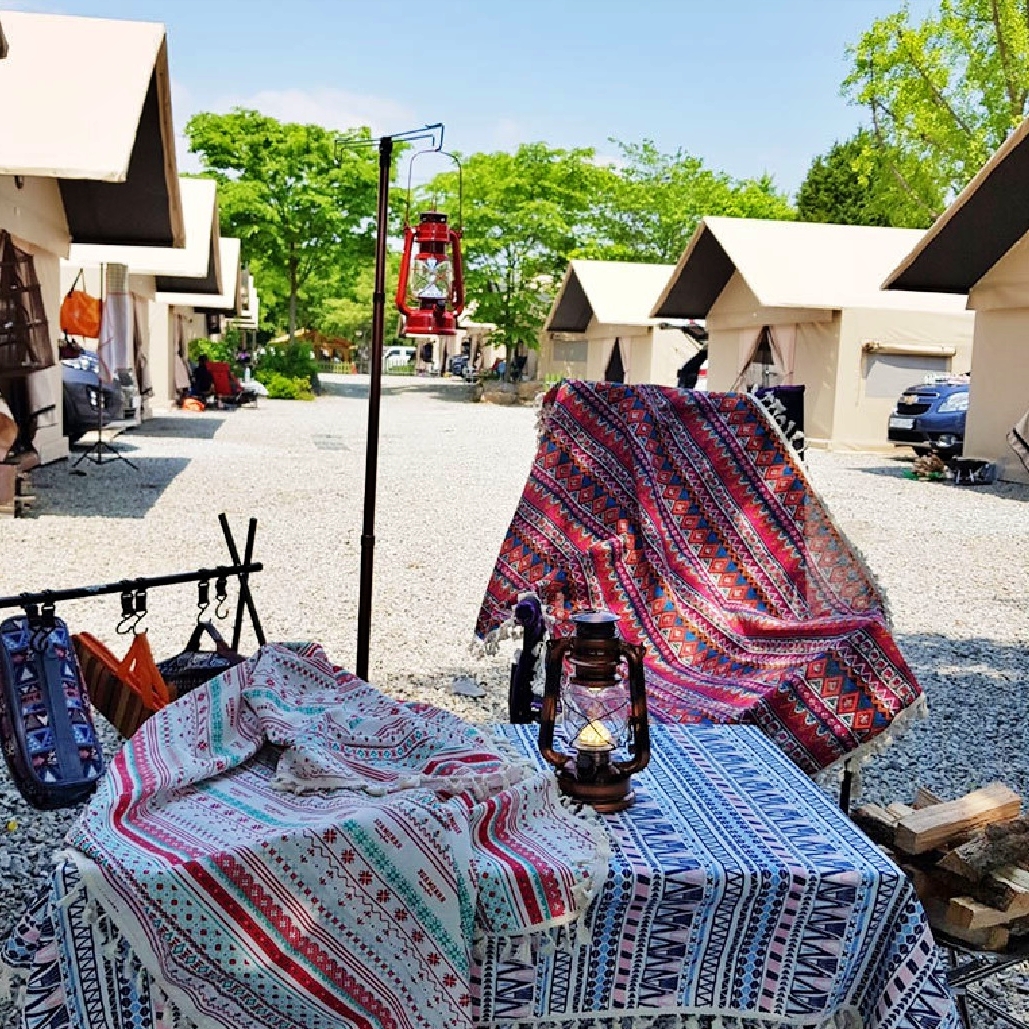 감성 캠핑 테이블보 롤 테이블 매트 캠핑용 테이블 식탁 패드