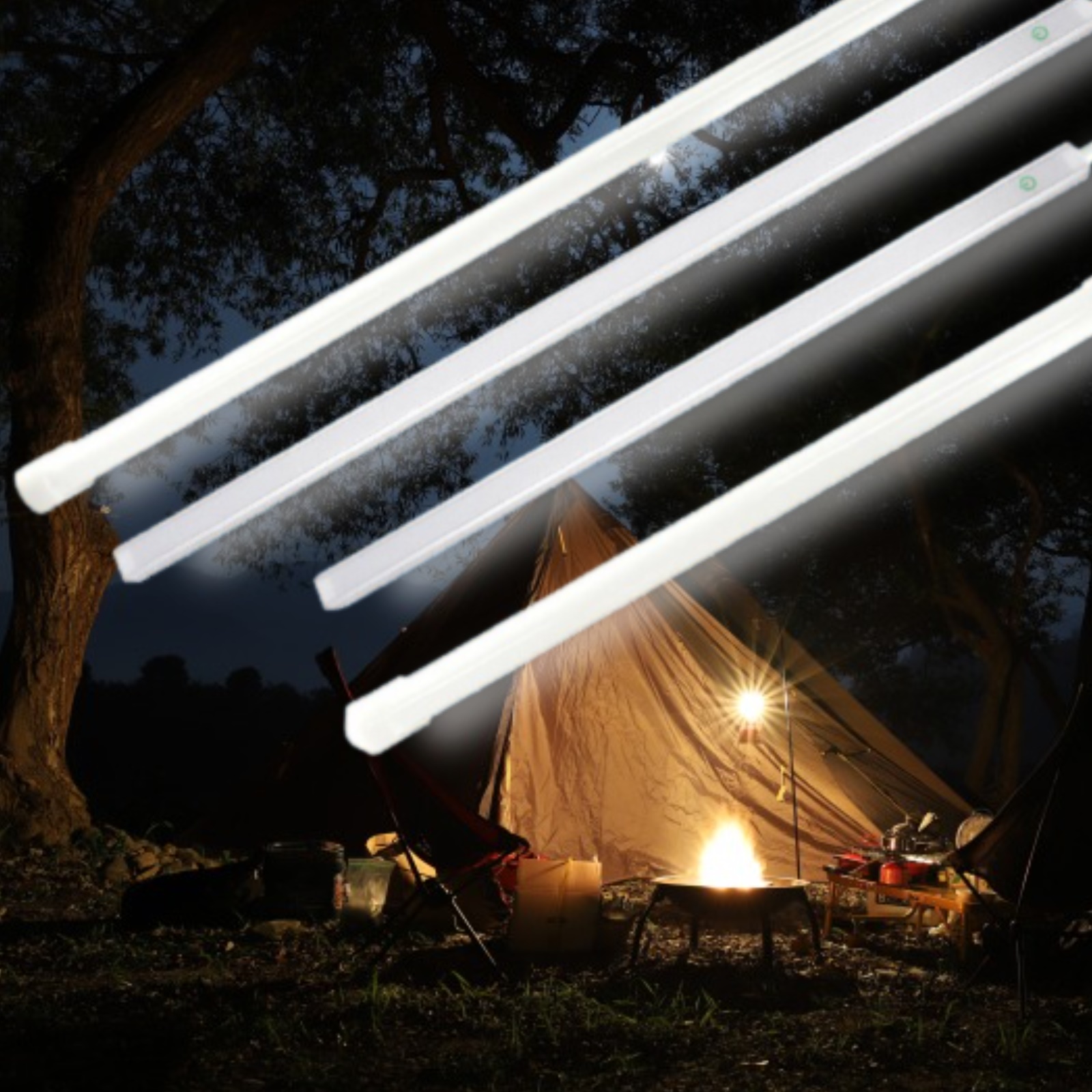 캠핑 led바 캠핑용 전구 타프 조명 싱글 35cm 6000k