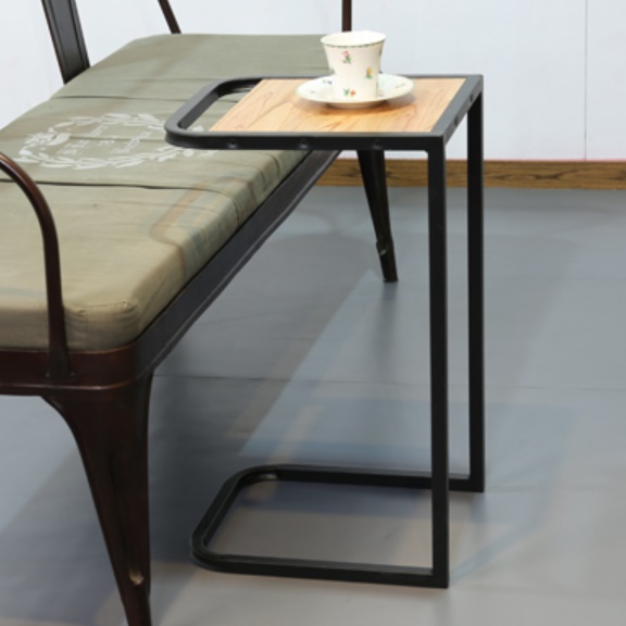 화분테이블 소형테이블 침대용 테이블 얇은 소파뒤책장 높은 원목 사이드 독특한 보조 쇼파