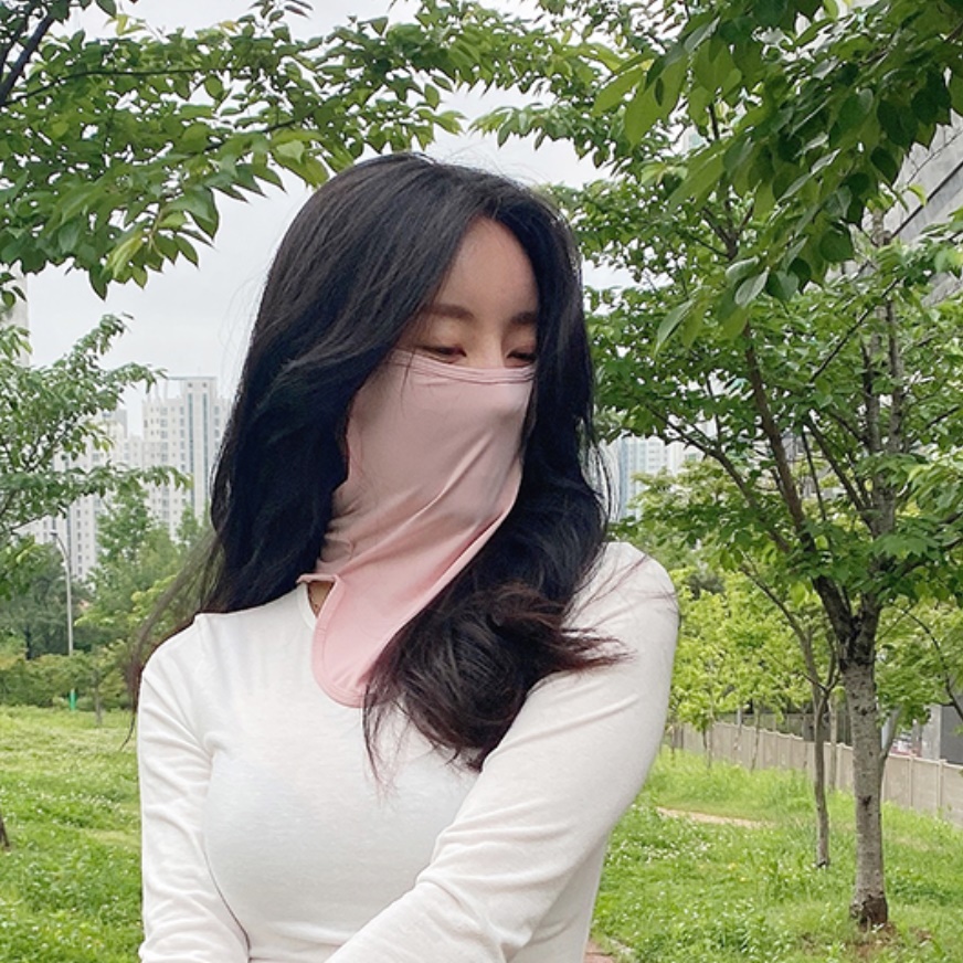 등산용 마스크 앞면마스크 골프용 마스크 자외선 햇볕 차단마스크