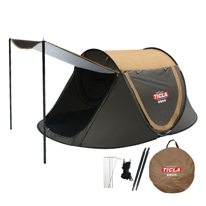 빈슨메시프 티클라 오페라 원터치 텐트 4인용 캠핑 이너 팝업 경량 백패킹 낚시 캠핑텐트