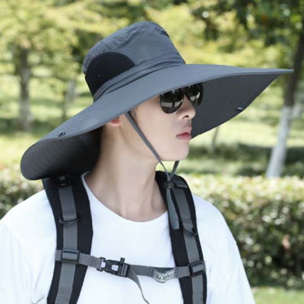 야외용모자 바다 낚시용모자 여름 남자 낚시 벙거지 모자 - 상세 이미지 4