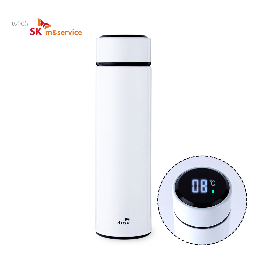 무료 각인텀블러 SK100 LED 온도표시 스마트 텀블러 전자물병 - 상품 이미지