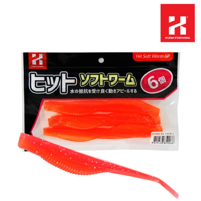 카즈미 힛토 소프트 웜 5 배스웜 광어 우럭 웜 다운샷 낚시 - 상세 이미지 5