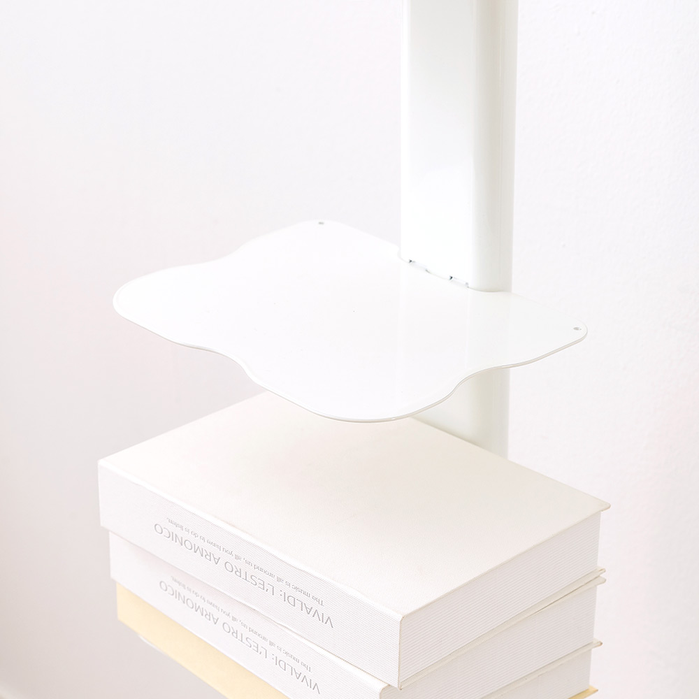 어반 북타워 스탠딩 선반 높이 1203mm, 5단, 어반 그레이