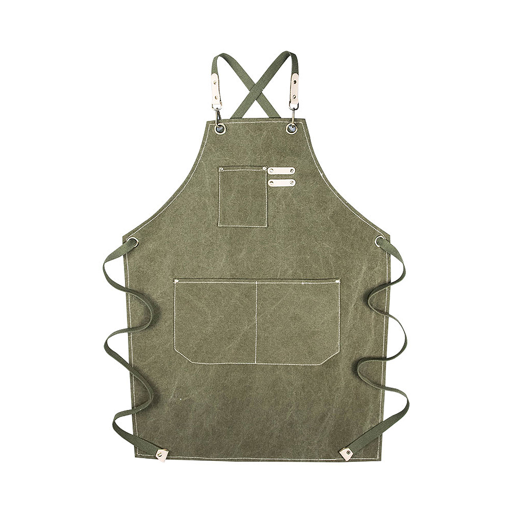 칼딘 카페 바리스타 앞치마 스탠다드 심플 캔버스 앞치마