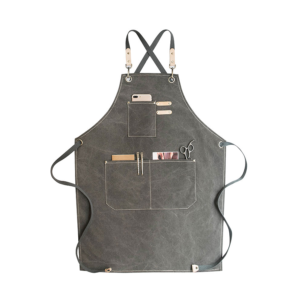 칼딘 카페 바리스타 앞치마 스탠다드 심플 캔버스 앞치마