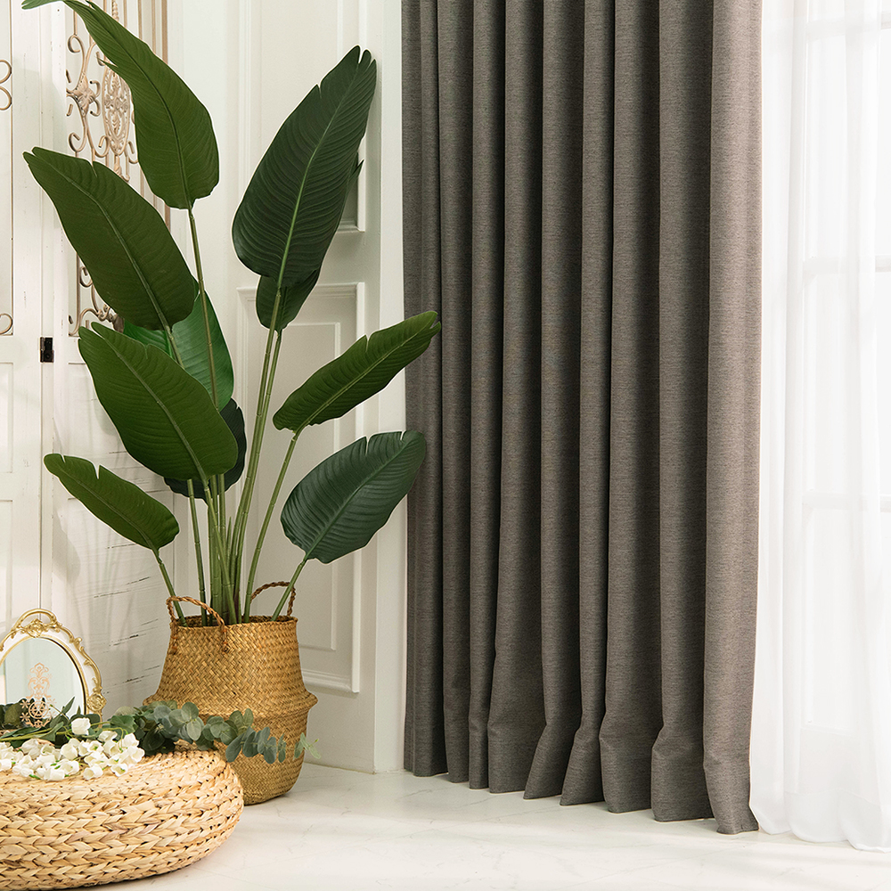 아라크네 프리미엄 린넨 암막커튼 거실 안방 맞춤 커튼 140x120