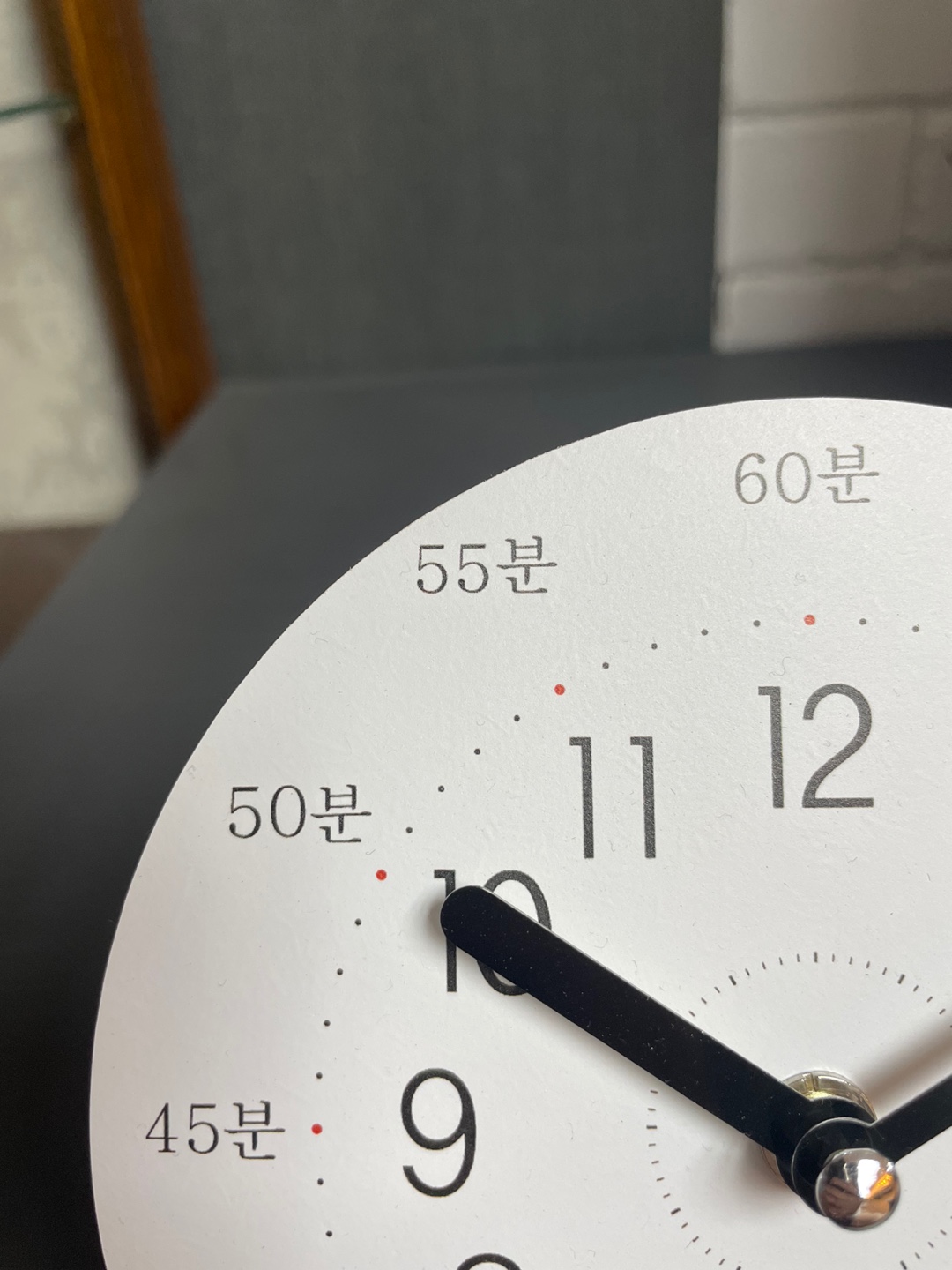 이지투씨 아이방 어린이 무소음 교육용탁상시계 미니 책상 탁자 테이블 건전지 캐릭터탁상시계 - 상세 이미지 3