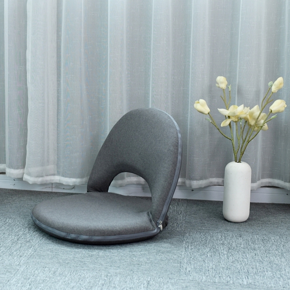 구름 접이식 좌식의자 등받이 허리 편한 앉은뱅이 의자 게이밍