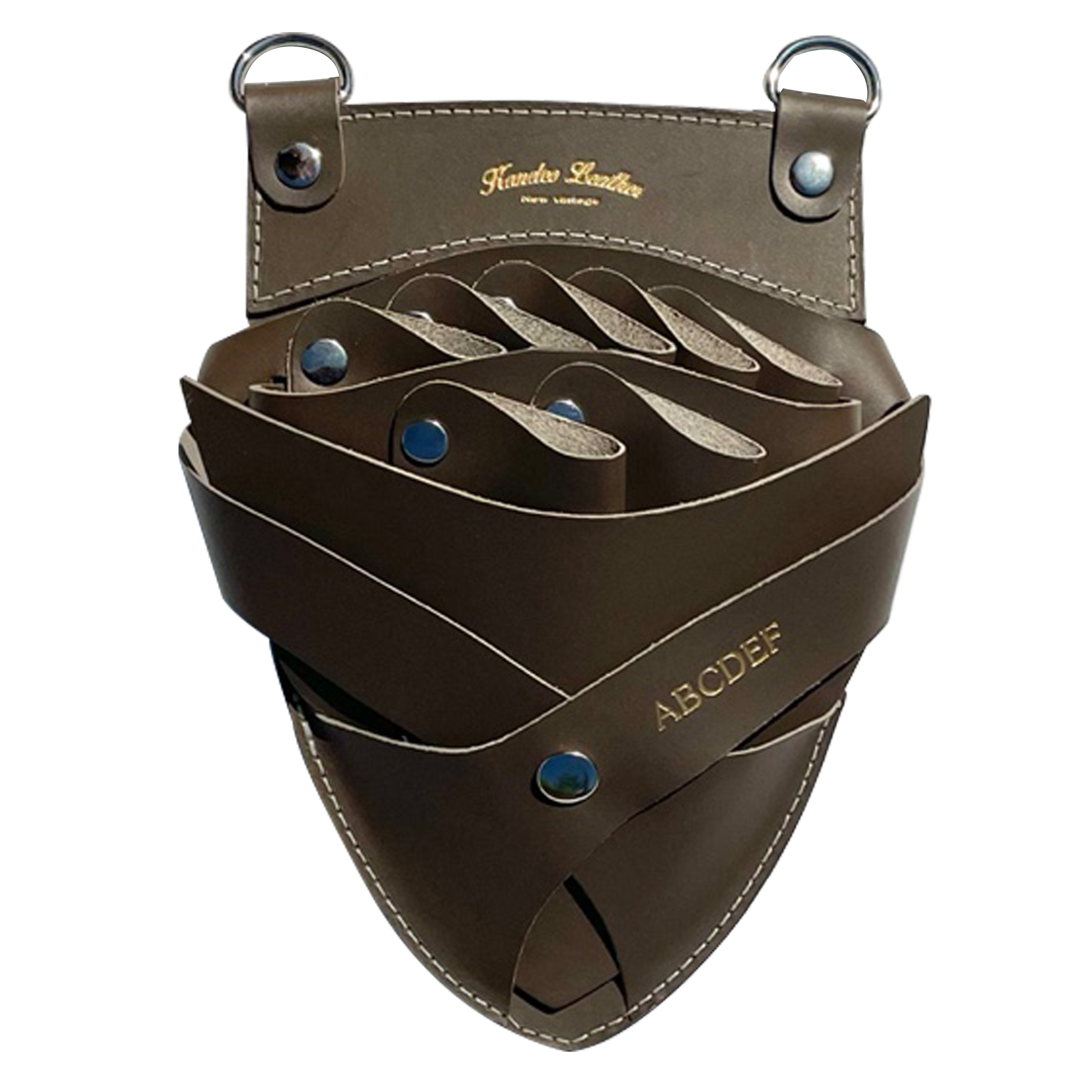 수제가죽가위집 바네트 그레이 수제가죽 가위집 칸데오레더