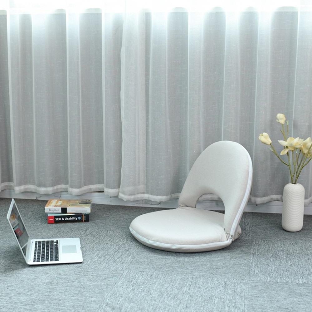 구름 접이식 좌식의자 등받이 허리 편한 앉은뱅이 의자 게이밍