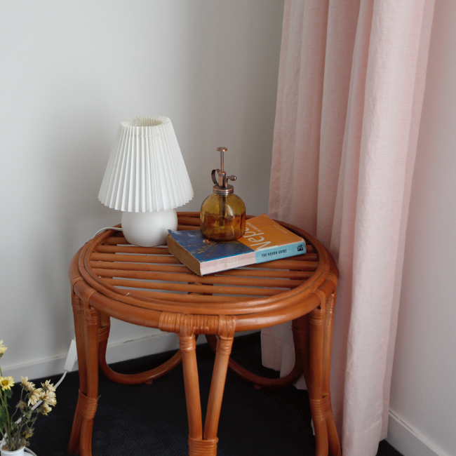 멜란 무지 러블리핑크 아이방커튼 작은방 거실 맞춤 제작커튼 여아