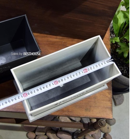 낮은 플라스틱 직사각 화분 베란다 테라스 화분 플라스틱토분 플분 이미지 7