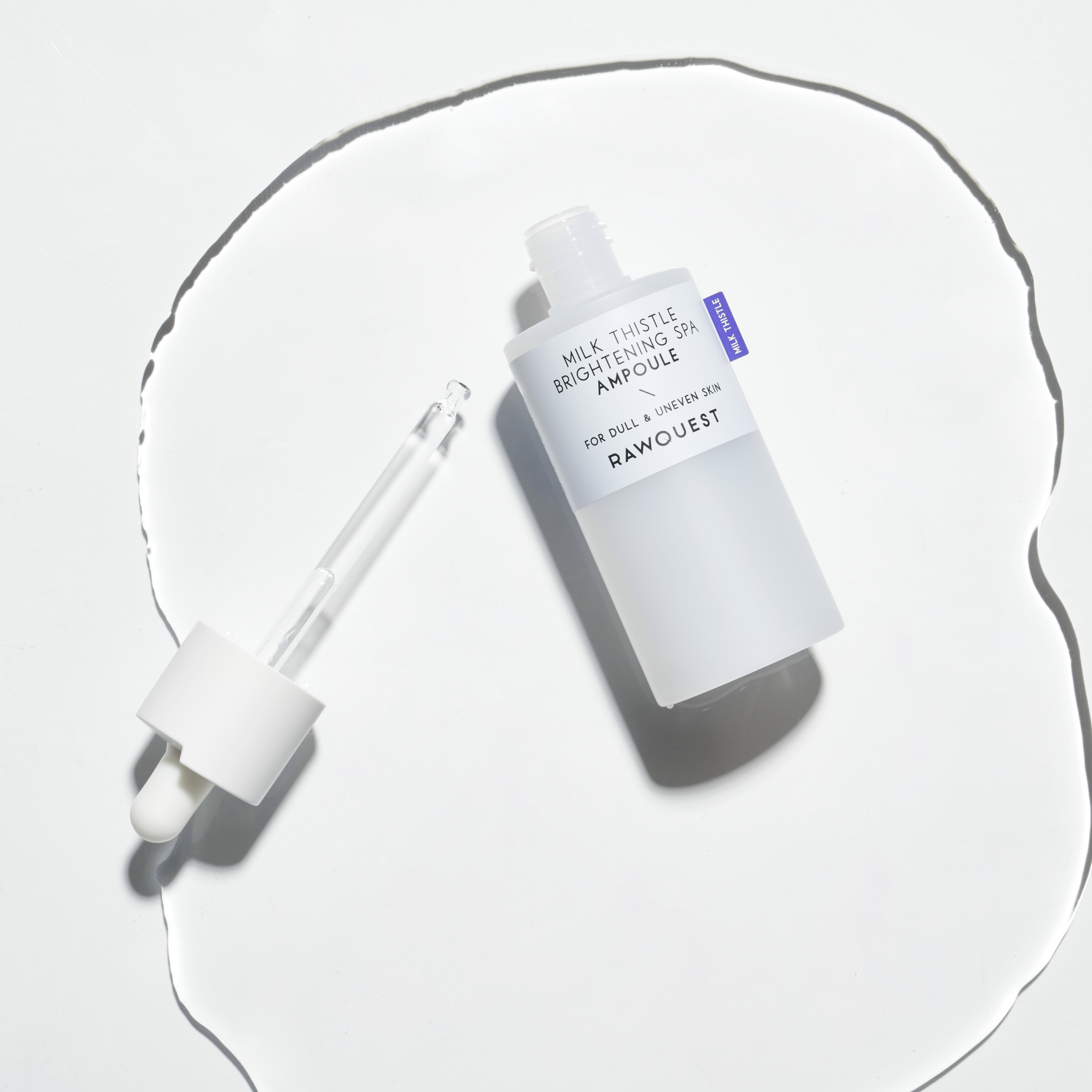 [로우퀘스트] 밀크시슬 미백 모공 듀오 (앰플 50ml+에센스 200ml) 피부진정 - 상세 이미지 5