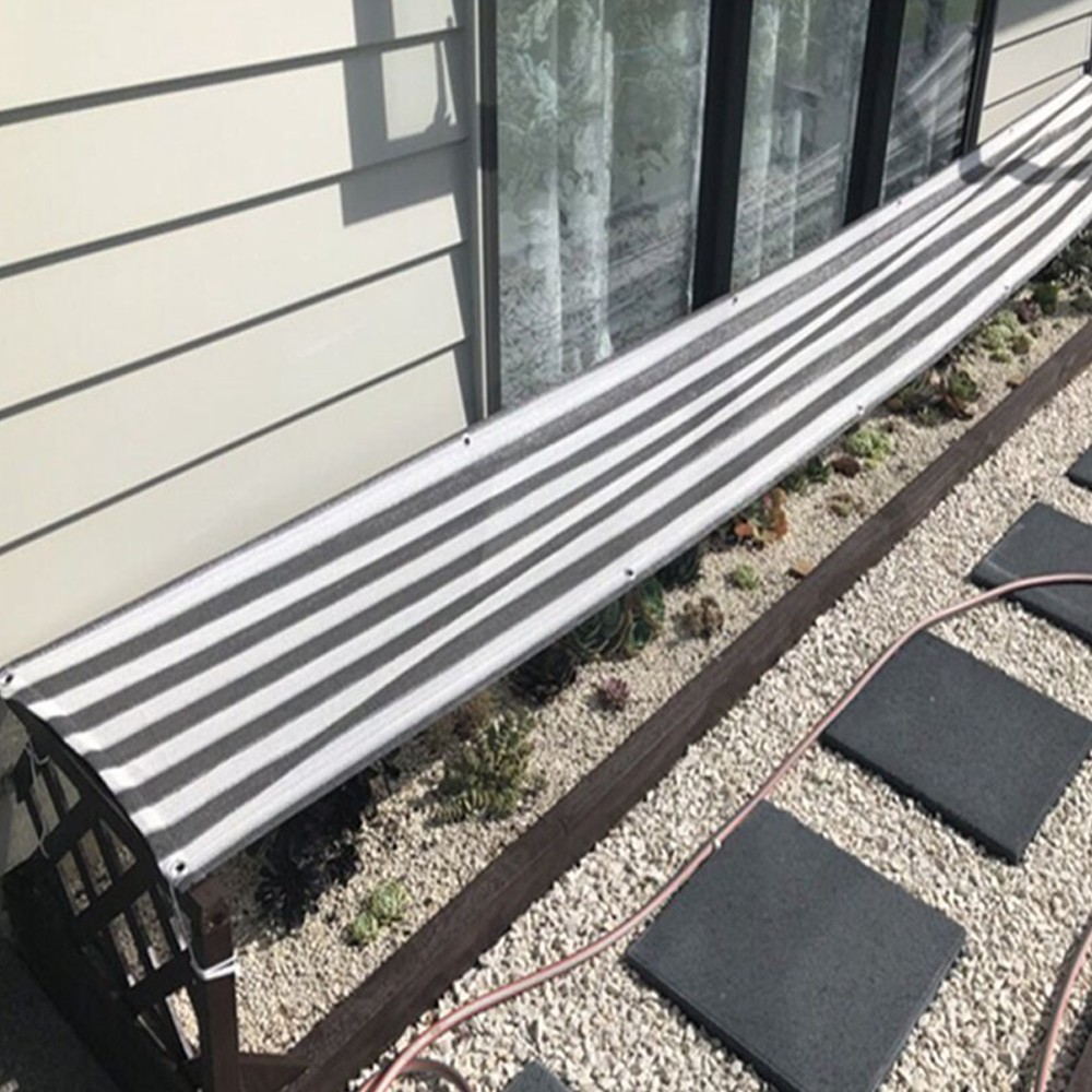 베란다 발코니 커튼 가리개 사생활보호가림막 3M 줄무늬 천 가림막커튼