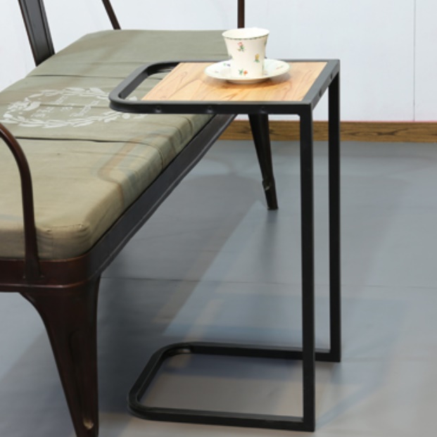 화분테이블 소형테이블 침대용 테이블 얇은 소파뒤책장 높은 원목 사이드 독특한 보조 쇼파