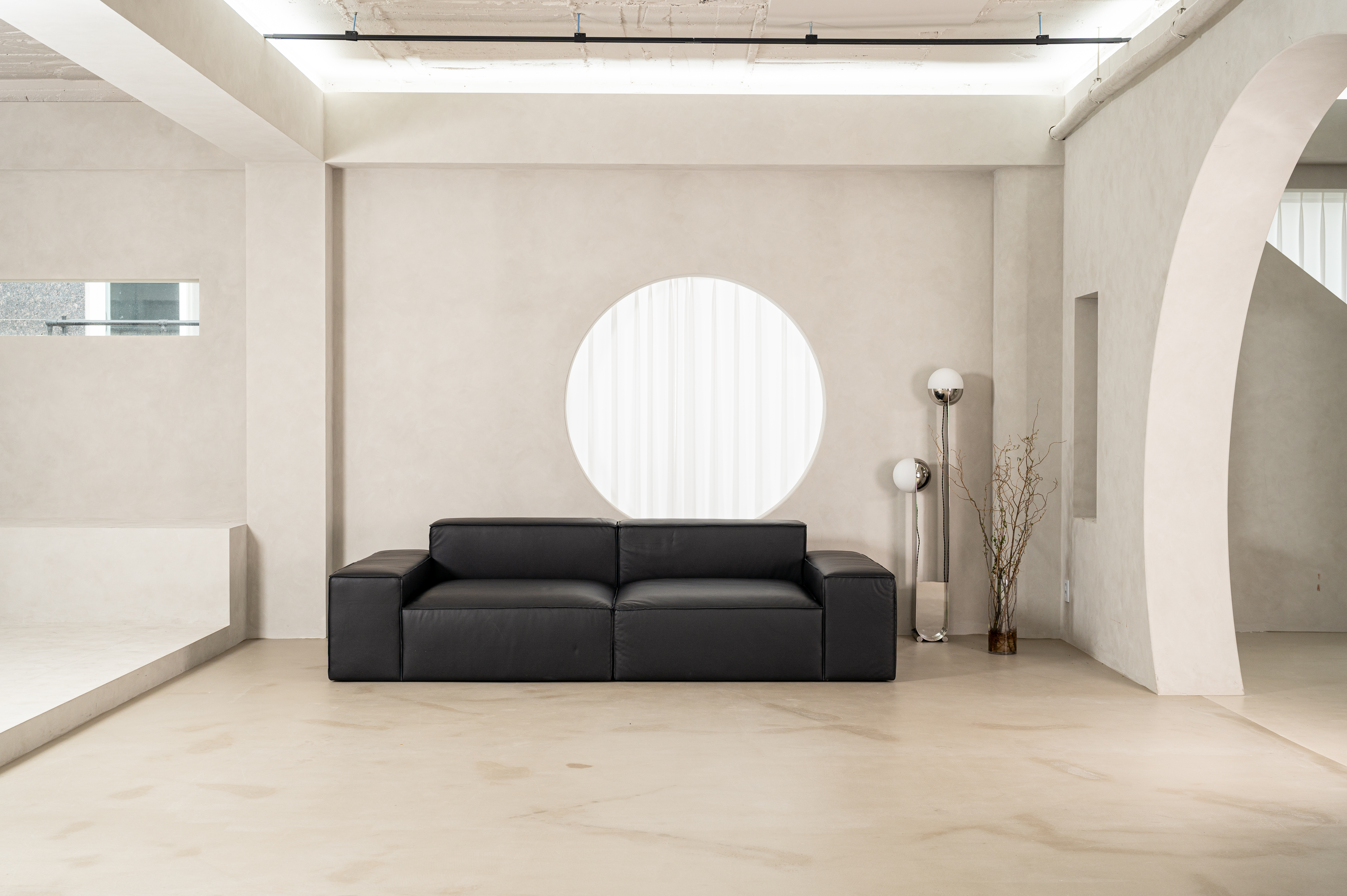 [가죽소파]이태리내추럴 통가죽 천연면피 소가죽소파(전체가죽)  모듈소파 PH.9 4인용쇼파