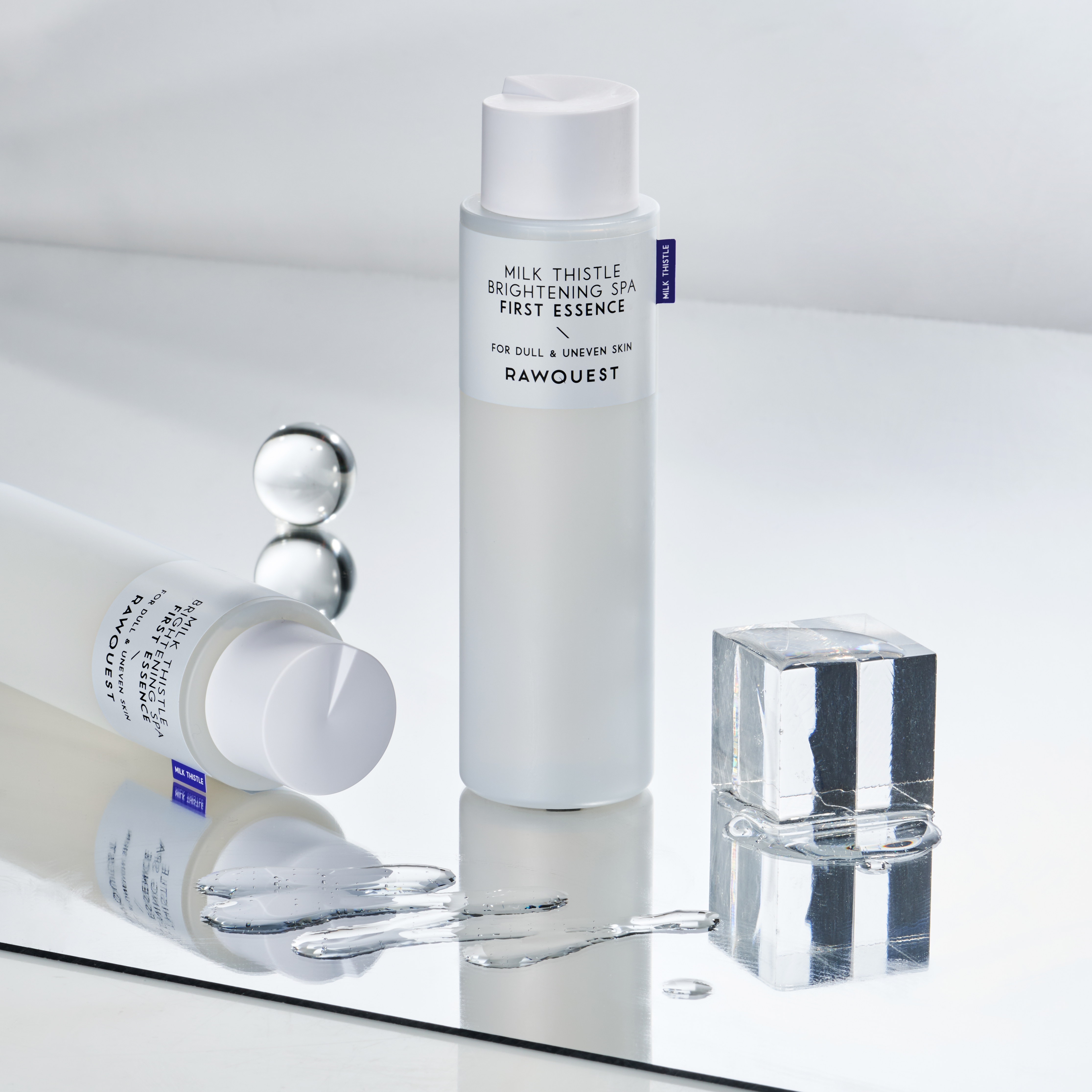 [로우퀘스트] 수분 광채 듀오 (밀크시슬 에센스200ml+에키네시아 젤크림50ml) - 상세 이미지 3