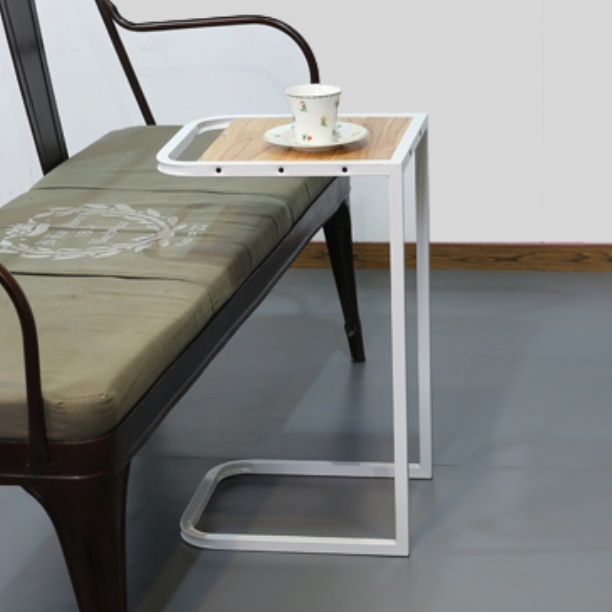 화분테이블 소형테이블 침대용 테이블 얇은 소파뒤책장 높은 원목 사이드 독특한 보조 쇼파