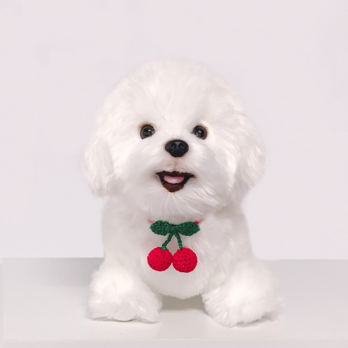 미니체리목걸이 강아지 고양이 케이프