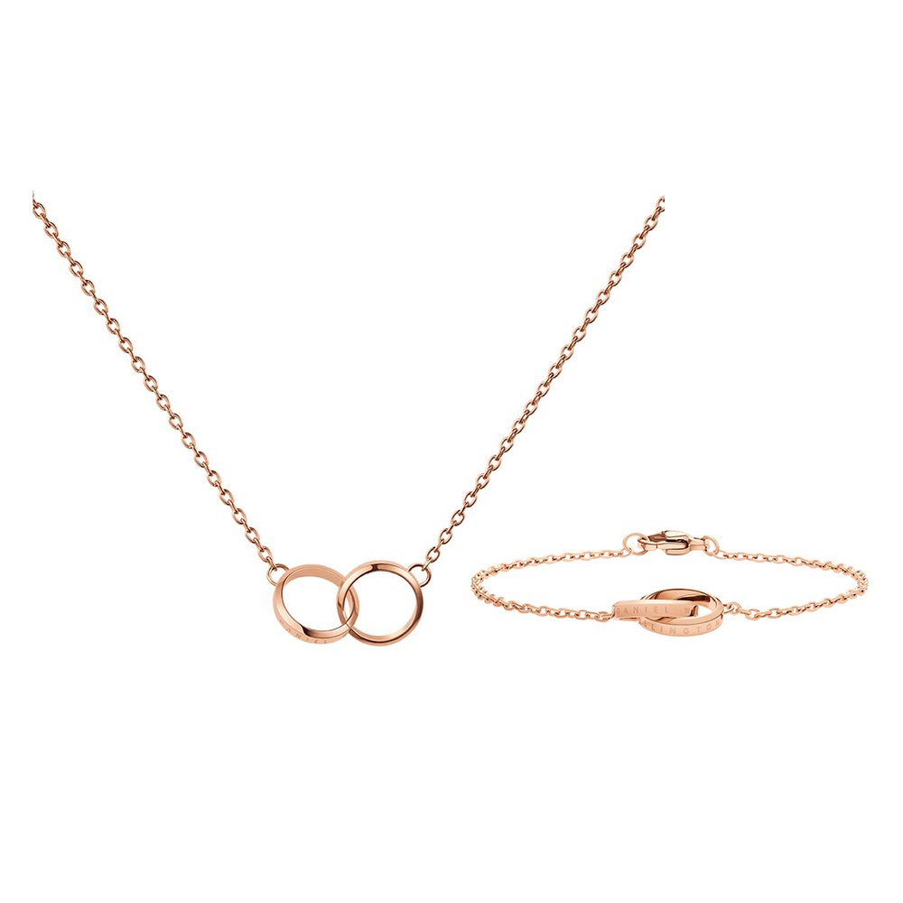 다니엘 웰링턴 ELAN UNITY NECKLACE + ELAN UNITY BRACELET - 메인 이미지
