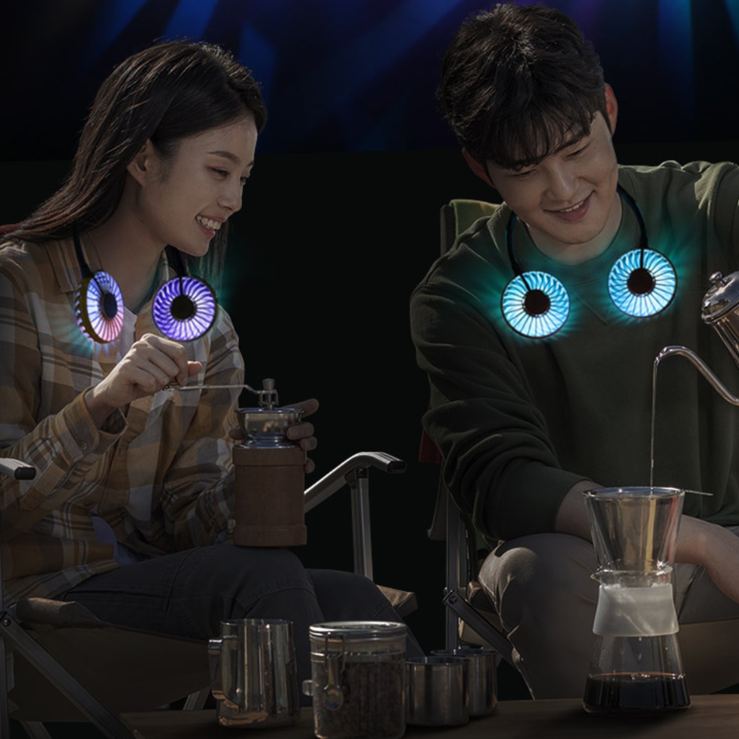넥밴드 목풍기 목덜미 목에거는선풍기 목걸이형 선풍기 - 상세 이미지 4