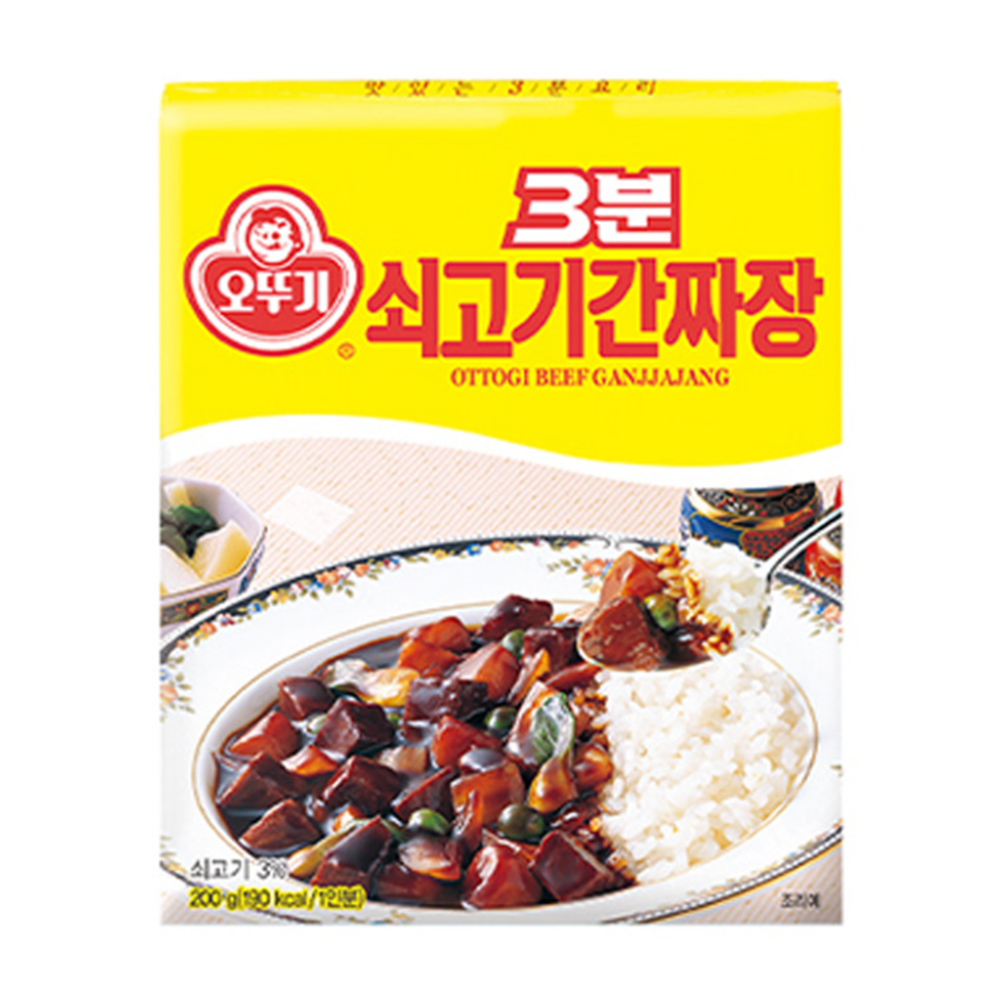 오뚜기 3분 쇠고기간짜장, 200g, 1개