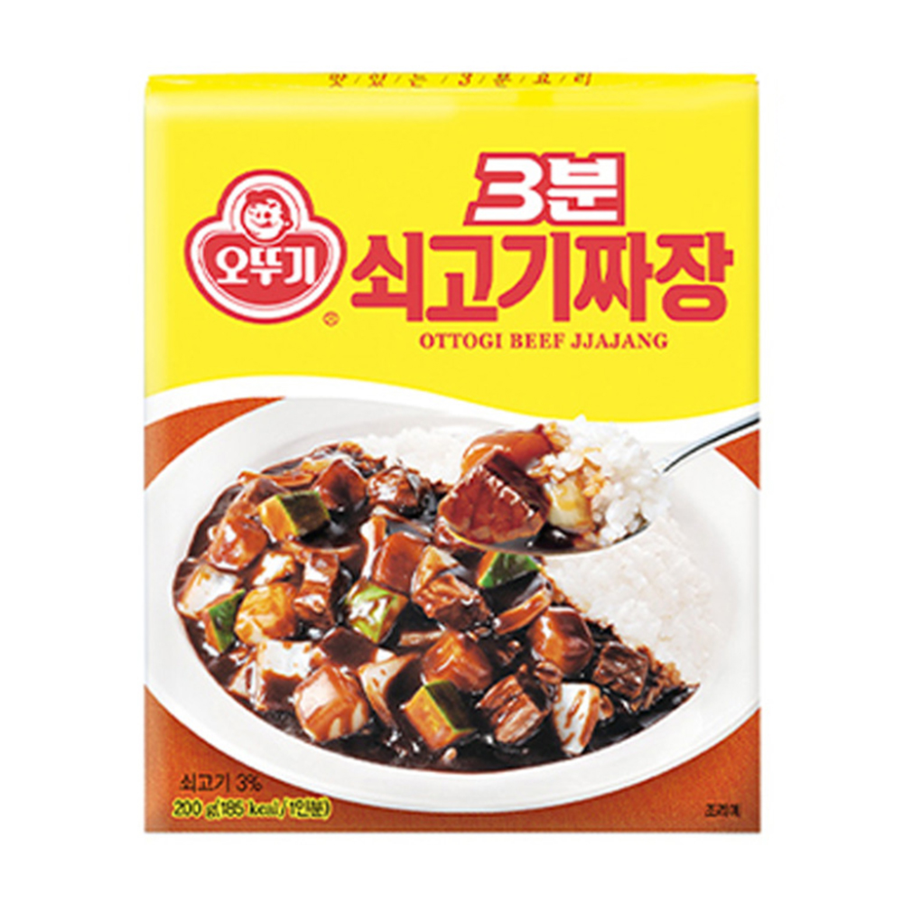 오뚜기 3분 쇠고기짜장, 200g, 1개