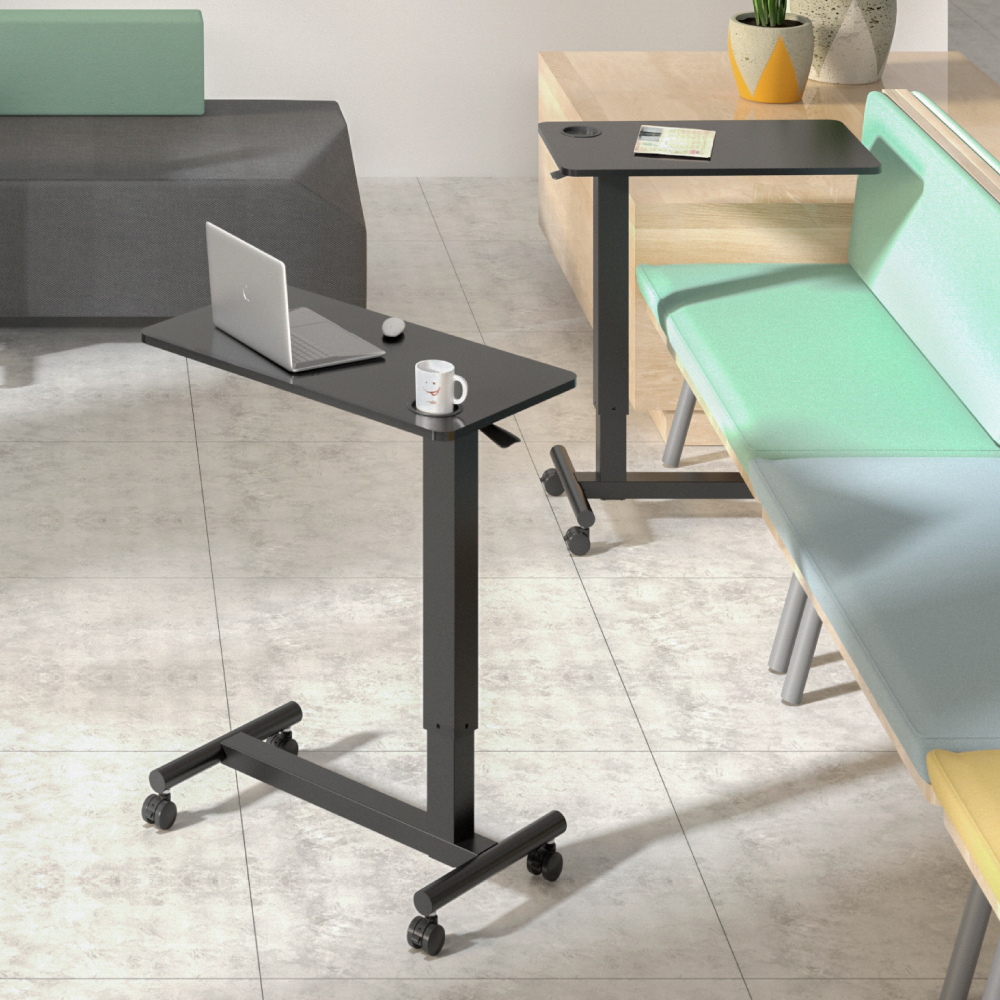 루나랩 사이드 테이블 002 블랙 베드 침대 책상 높이조절