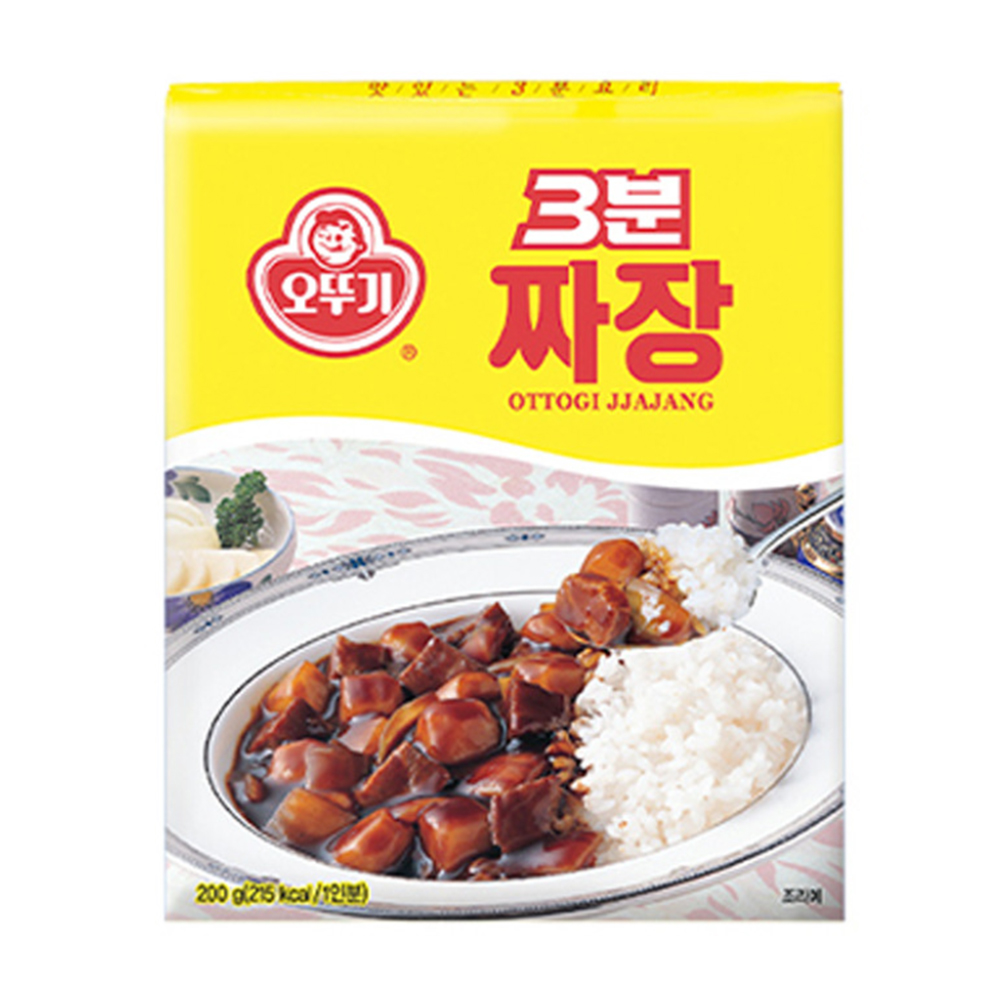 오뚜기 3분 짜장, 200g, 1개