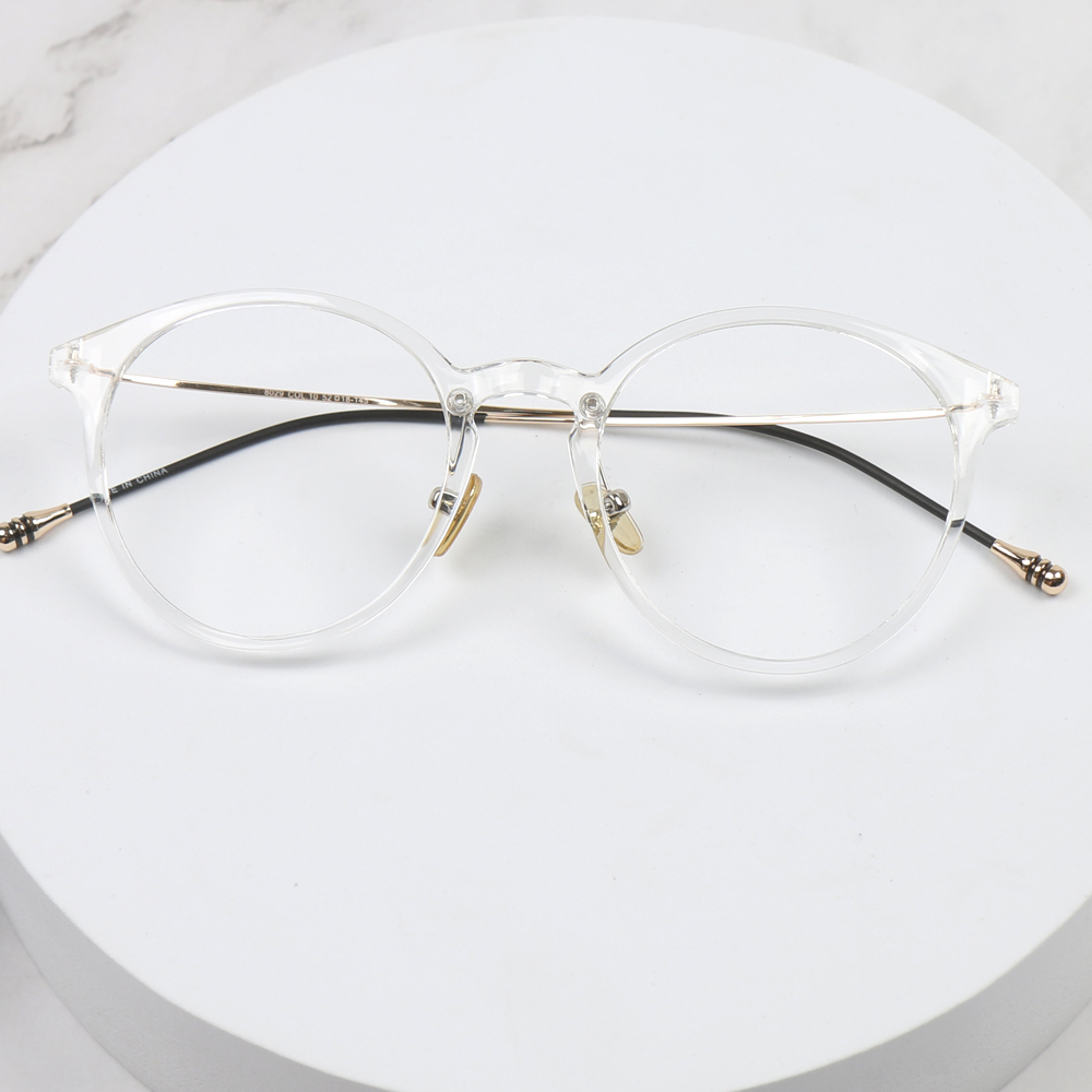블루라이트 차단 투명안경테 초경량 6g 가벼운 동글이 남자 여자 뿔테