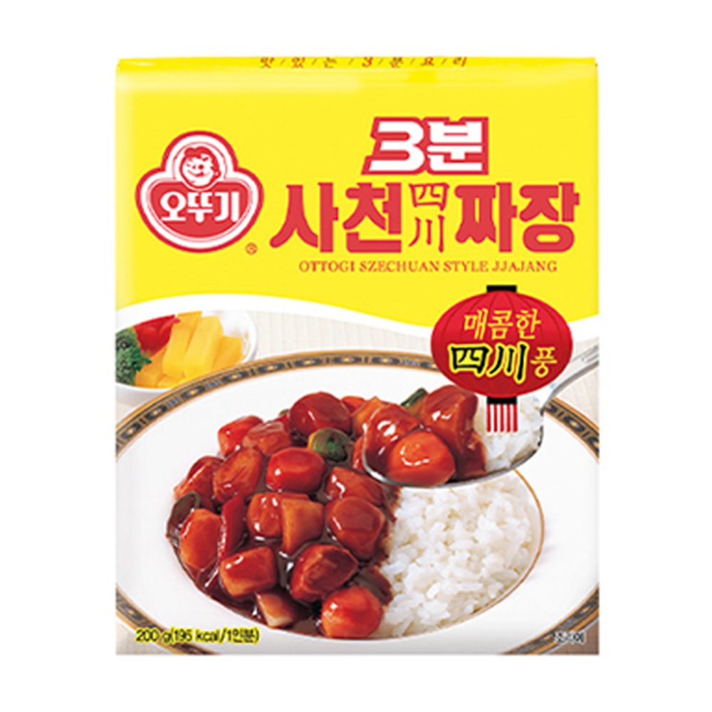 오뚜기 3분 사천짜장 200g - 상품 이미지