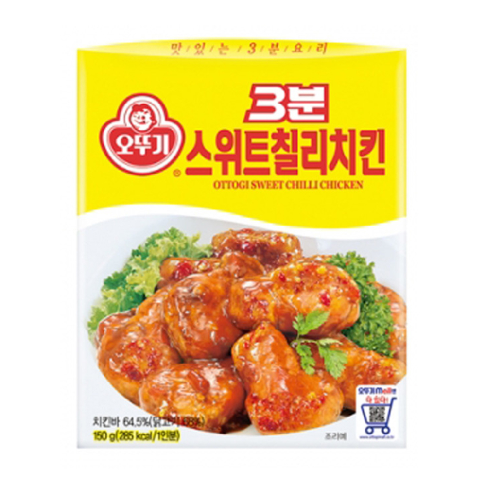 오뚜기 3분 스위트칠리치킨 150g - 상품 이미지