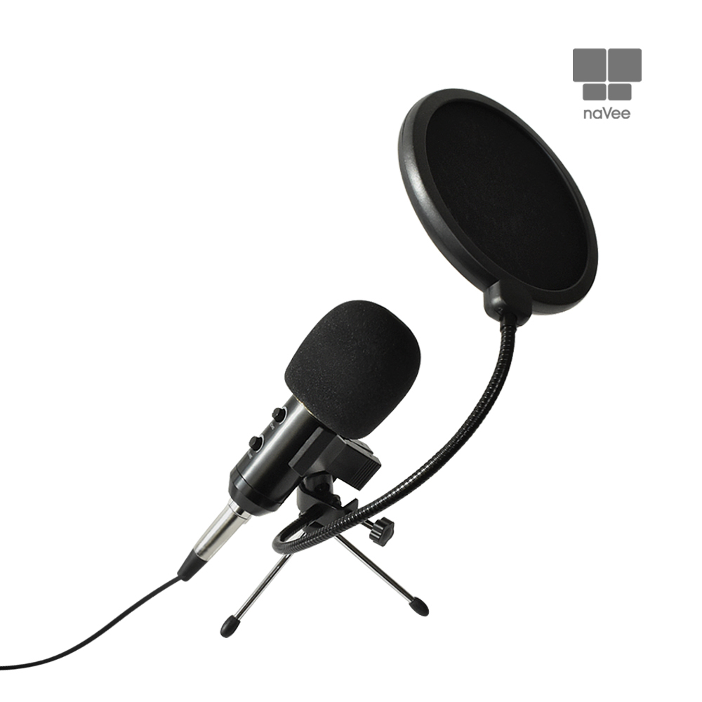 나비 NV85-BM100 스튜디오 USB 에코 콘덴서마이크 - 상품 이미지
