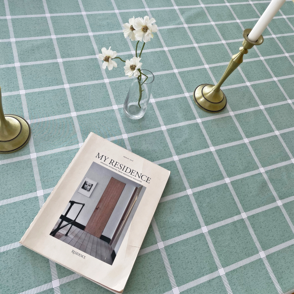 식탁보 테이블보 방수 식탁커버 6인용 테이블커버 식탁비닐 책상보