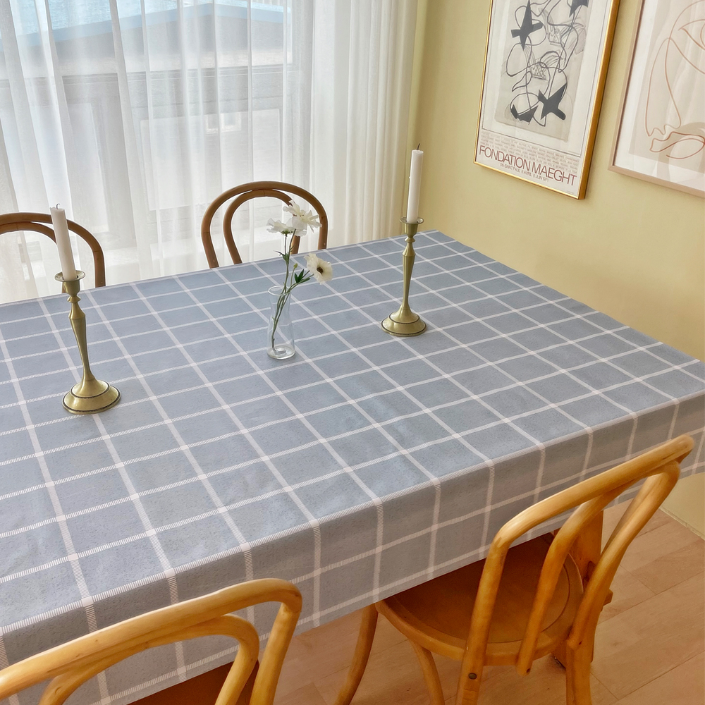 식탁보 테이블보 방수 식탁커버 6인용 테이블커버 식탁비닐 책상보