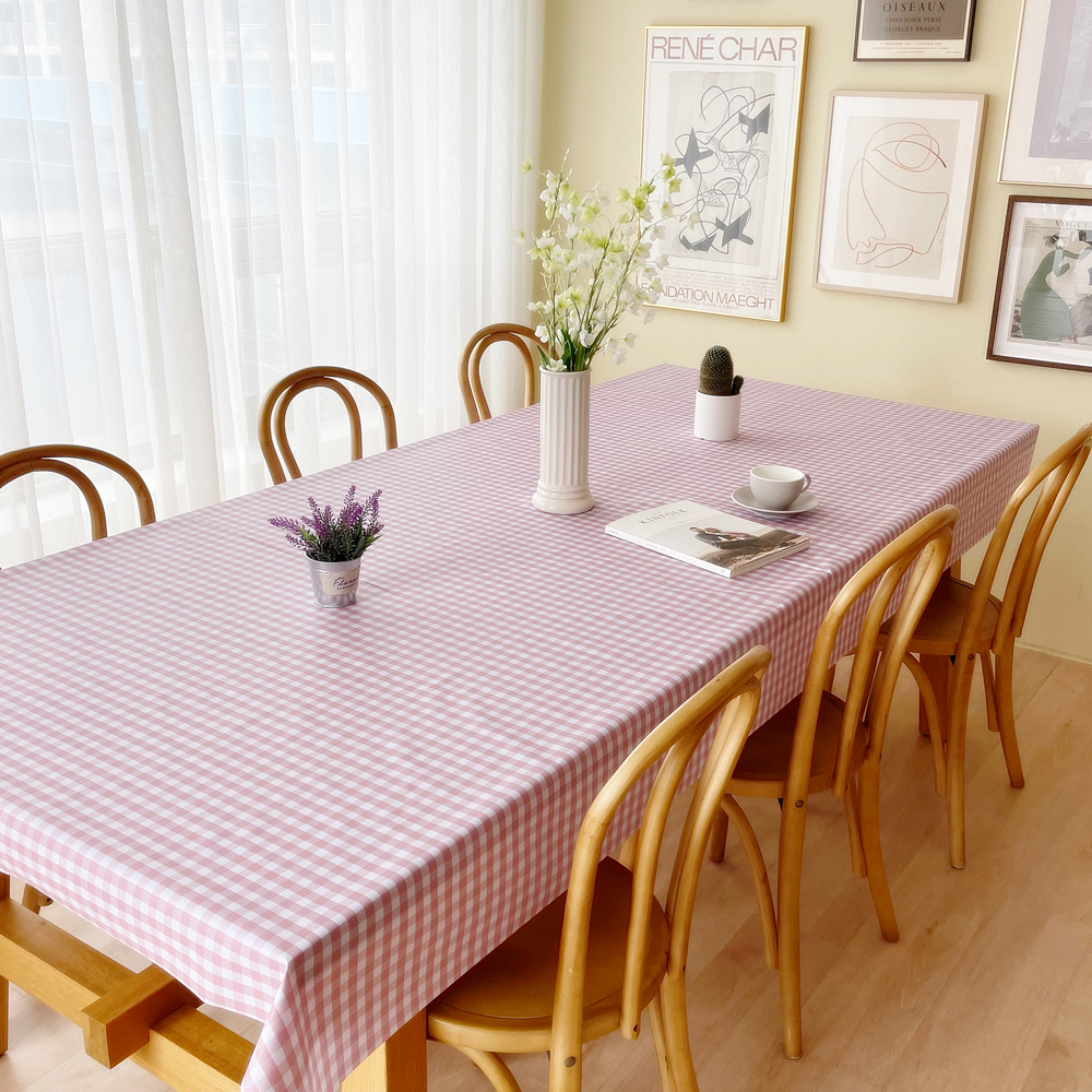 식탁보 테이블보 방수 식탁커버 6인용 테이블커버 식탁비닐 책상보